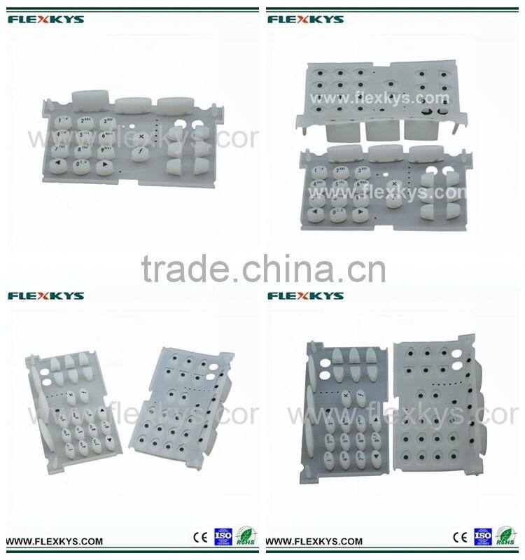 New computer keyboard silicone rubber button keypads for push switches