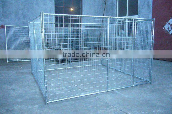 galvanized big outdoor dog cage