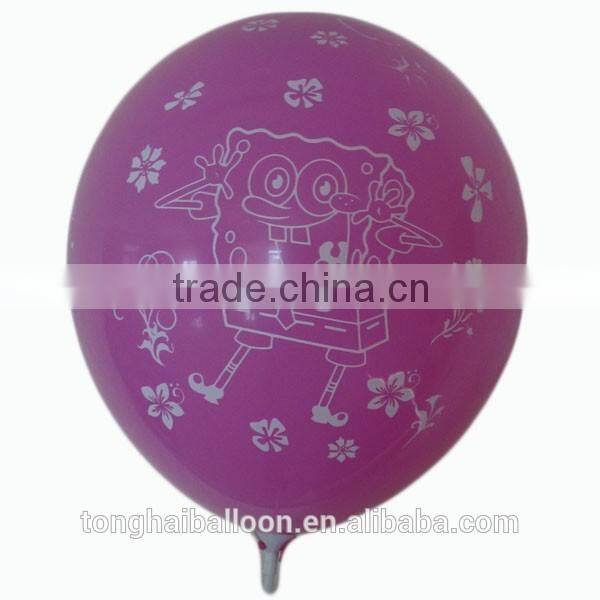 2016 factory price printed round balloon for party decoration