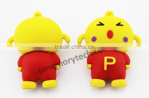 2016 PP Ap cute doll zip drive to usb2.0 thumb usb 1gb 2gb 8gb 16gb