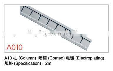 Metal column for slatwall hook/ wall upright
