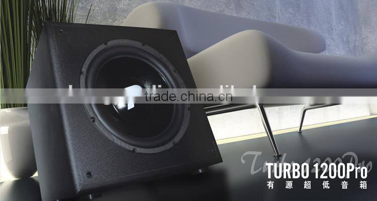 Home audio system active type and portable av speaker 250w 12 inch bass subwoofer turbo bluetooth speaker