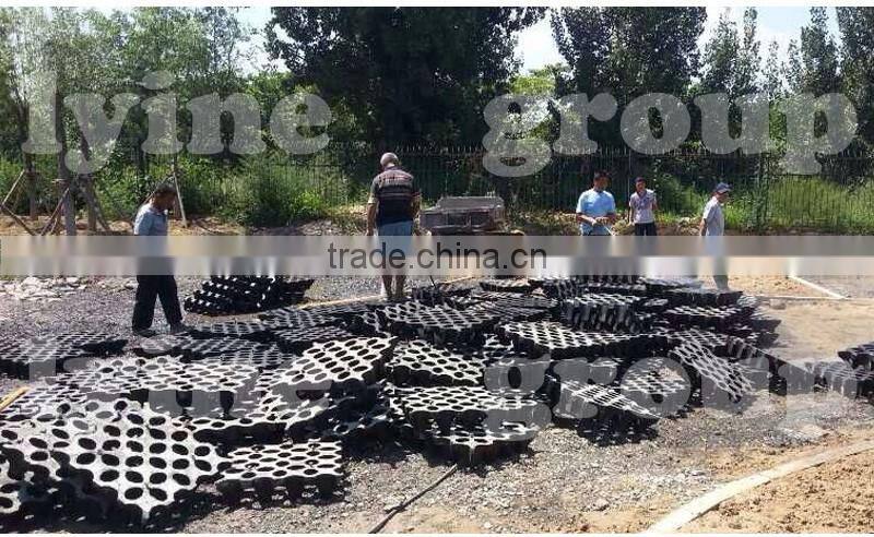 lyine High load cast concrete floor grass arts die and Grass parking