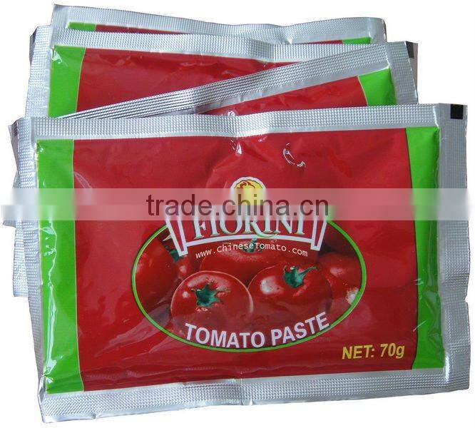 70g FIORINI Brand Sachet Tomato Paste