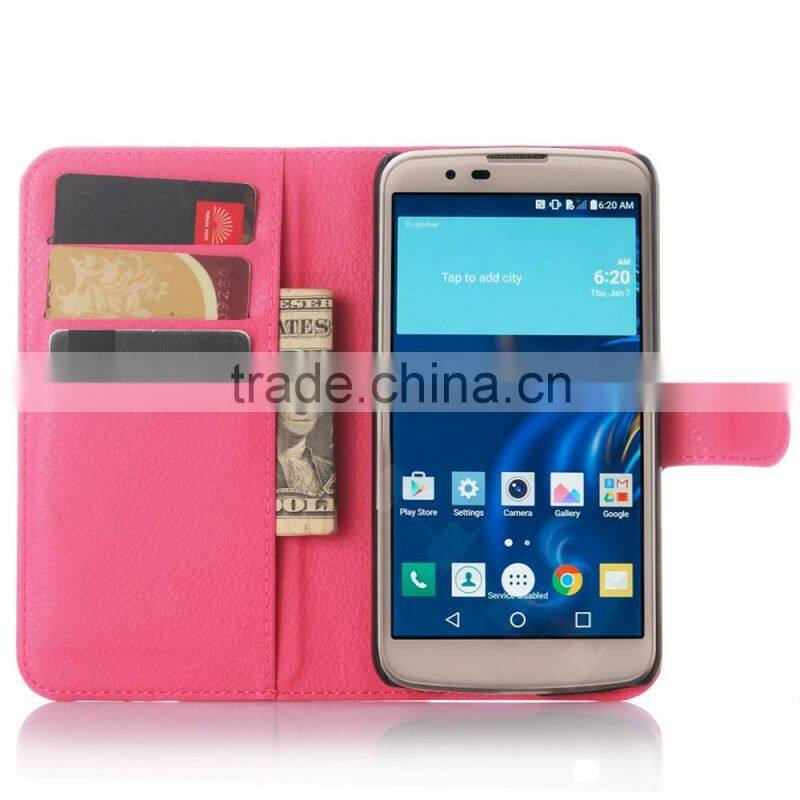CHEAP COW SKIN TEXTURE Soft Wallet Stand PU Leather Case For LG K10 M2 FLIP LEATHER CASE