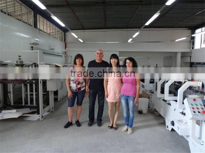 big capacity paper box folding machine, corrugated box folding gluing machine