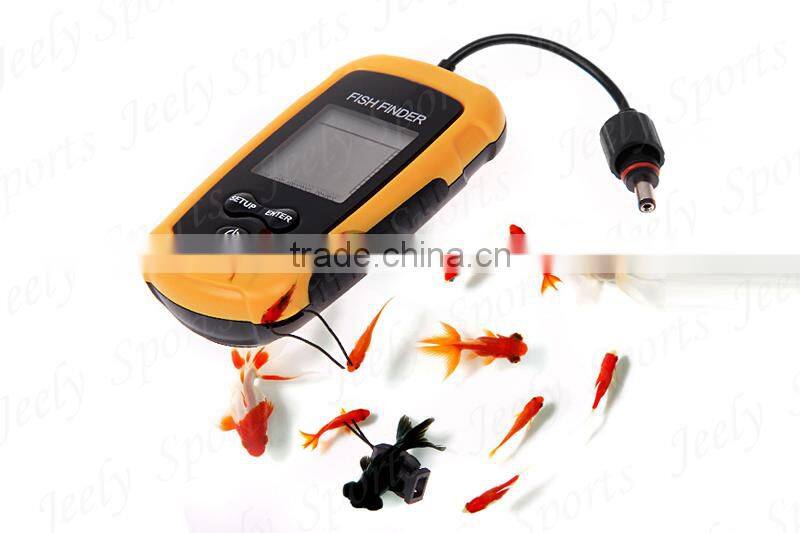 Portable Sonar LCD Fishing Finder Alarm 100M AP Waterproof