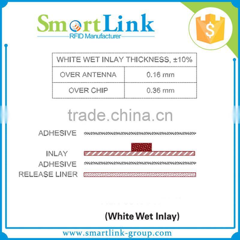 UHF Alien 9640/9740 Smart Label, 860~960MHz Rfid stickerTags,uhf rfid wet inlay for warehouse inventory management