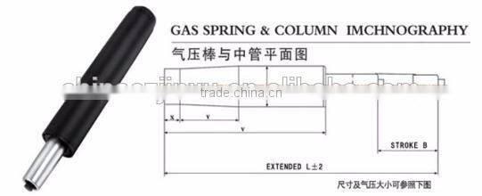 sgs bifma x5.1 class 3 SGS Furniture Repair Parts Gas Lift Cylinder For Office Chair