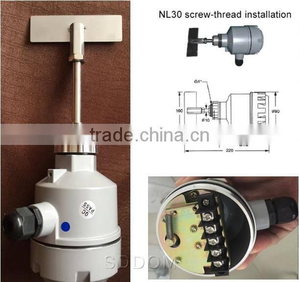 Rotative paddle level switch test solid material paddle switch hot sale level indicator