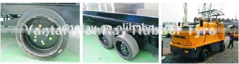 resilient press-on forklift tire seaport trailer with competitive price hot sale