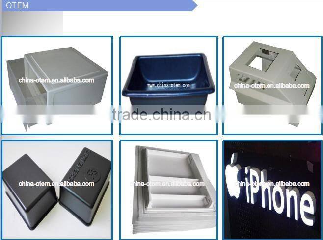 heater forming high hardness plastic