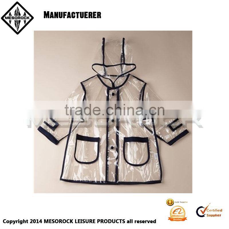 100% EVA Fashion Rain Coat For Kid