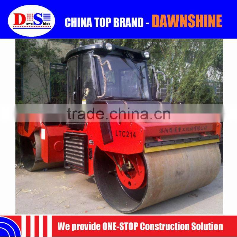 Low Price Double Drum Vibratory Compactor Machine LTC214 Road Roller LUTONG