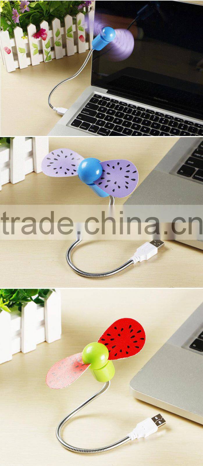 Stylish USB Port Computer Fan with fragrance Fully Adjustable Snake Stem Plane Train Bed Travel
