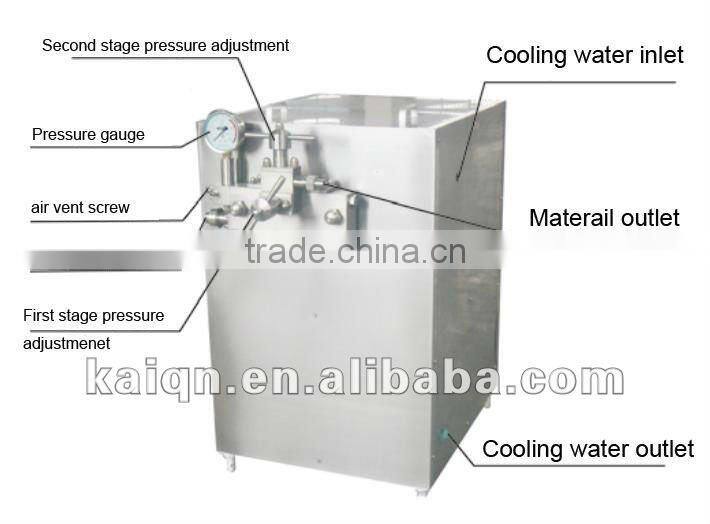 stainless steel types of yogurt homogenizer