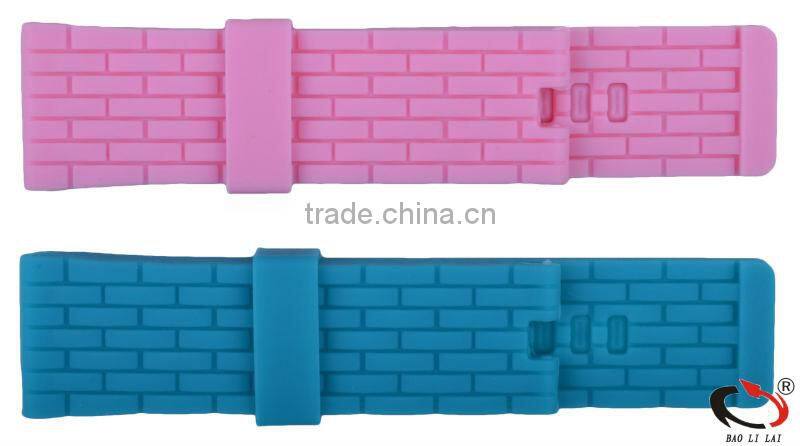 Newest silicone watch bands wholesale