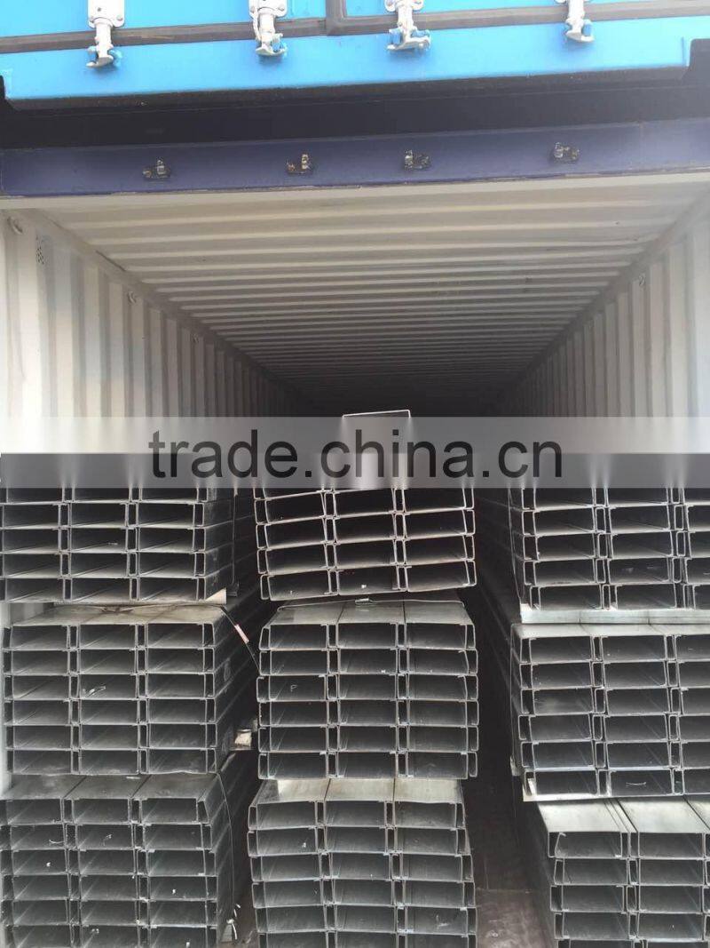 cold rolled hot dipped galvanized z shape steel purlin