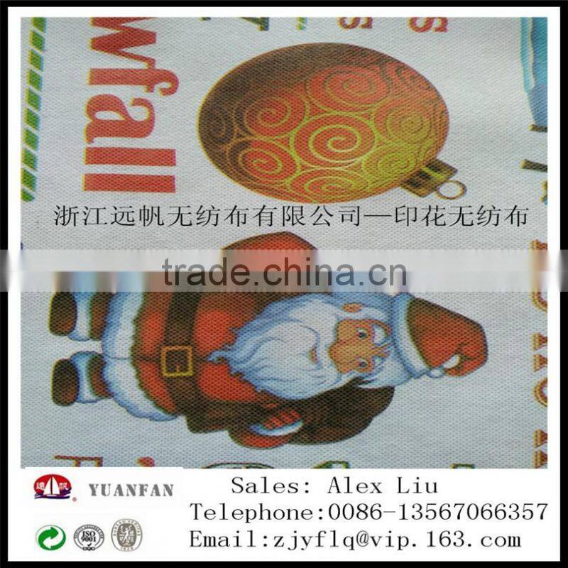 nonwoven fabric printed / printing nonwoven fabric made in china zhejiang