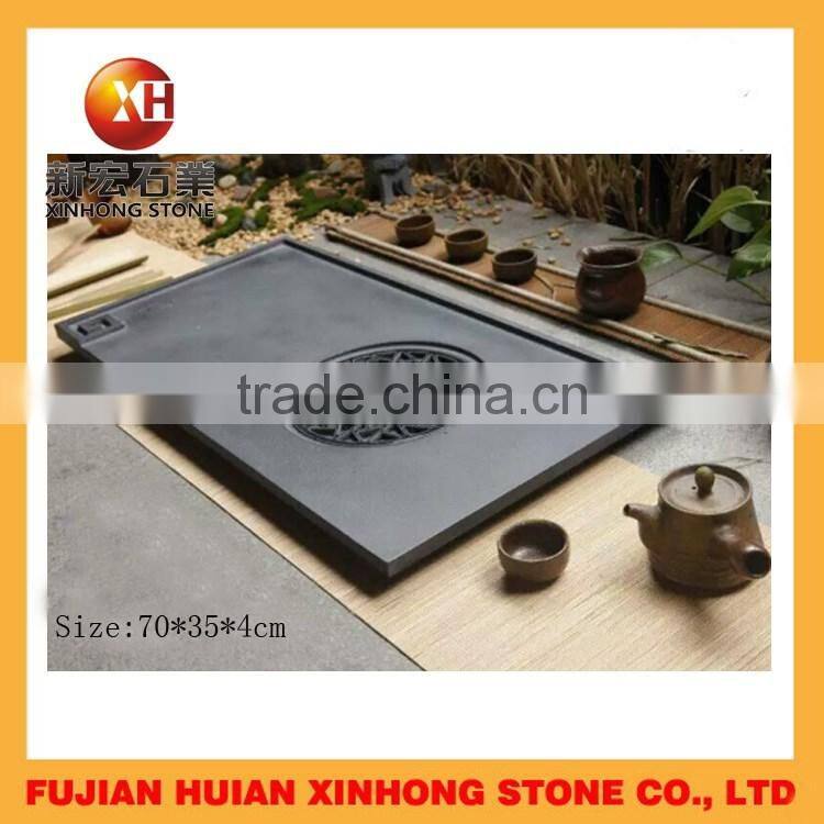 Hollow out drainage Mongolia white metal tea tray for hot sale