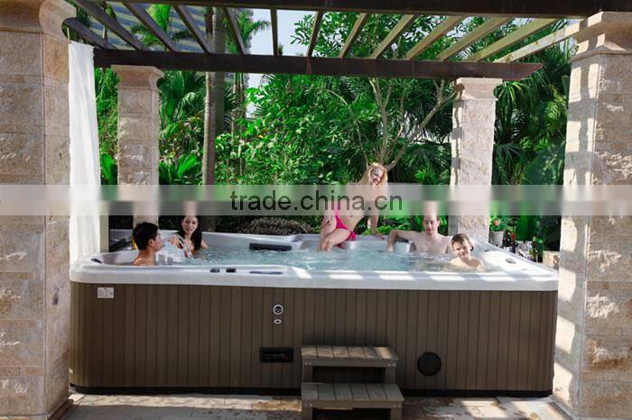 Fashionable MINI 3 person outdoor massage spa hottub with high quality --S300