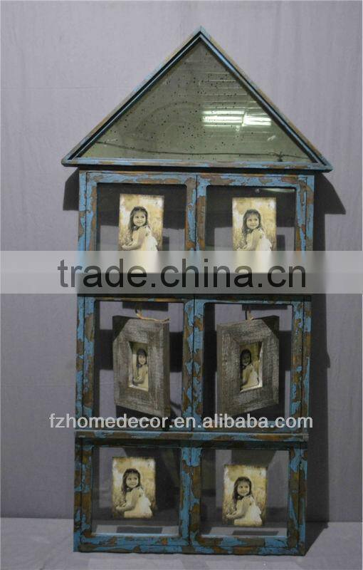 Shabby Chic Rustic Beach Hut Wooden Photo Frame