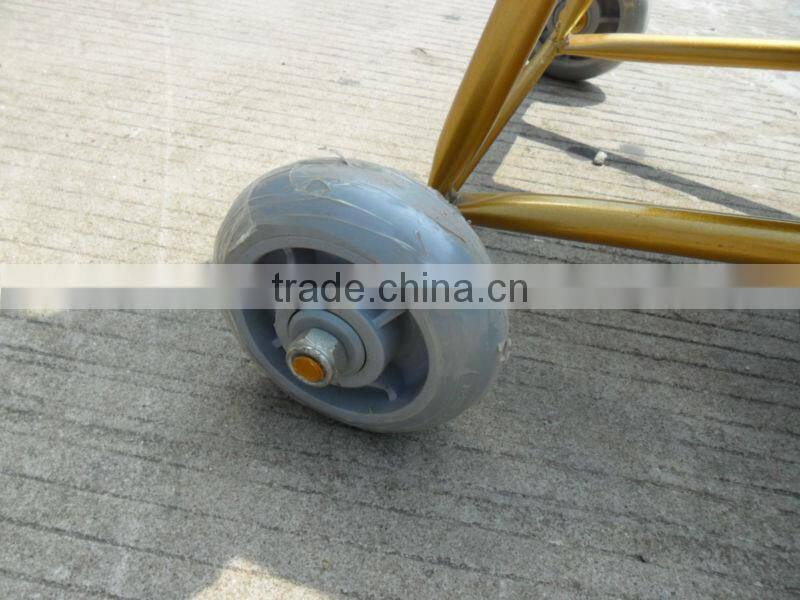 Convenient Metal banquet chair Trolley with wheels FT-809-1