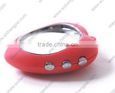 Heart shape Mini 1.5" LCD Digital Photo Picture Frame Key Chain Keychain + USB Cable