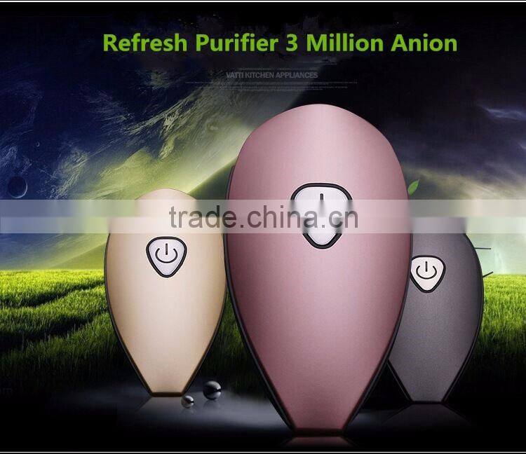 Car air purifier anion charge double USB besides smoke The car gift aromatherapy machine Car oxygen bar