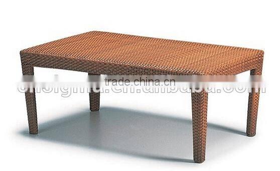2017 Trade Assurance Hot Sale Outdoor Resin Wicker expanding rattan coffee table