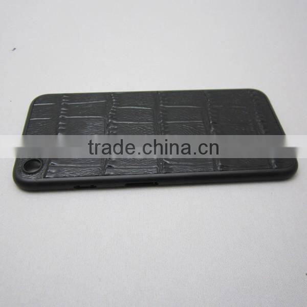 Black leather oxidation matte housing for iPhone 7