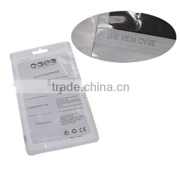 Transparent white pearl film OPP bags packing,plastic packaging bag