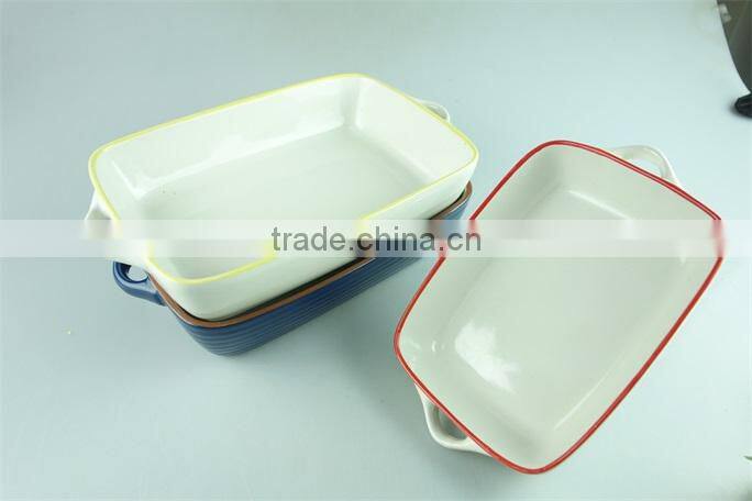 Zakka style ceramic baking dish / mini baking dish