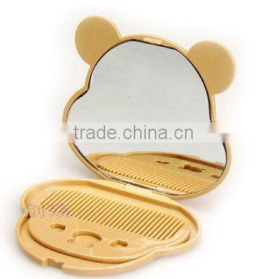 Supply cartoon comb cosmetic mirror