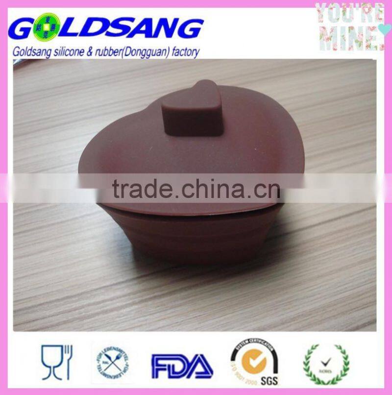 Leakproof Lunch Box Container square shape folding bowl