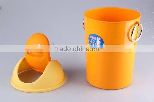 Rubbish Bin Household Garbage Can With Ears/Plastic Trash Can
