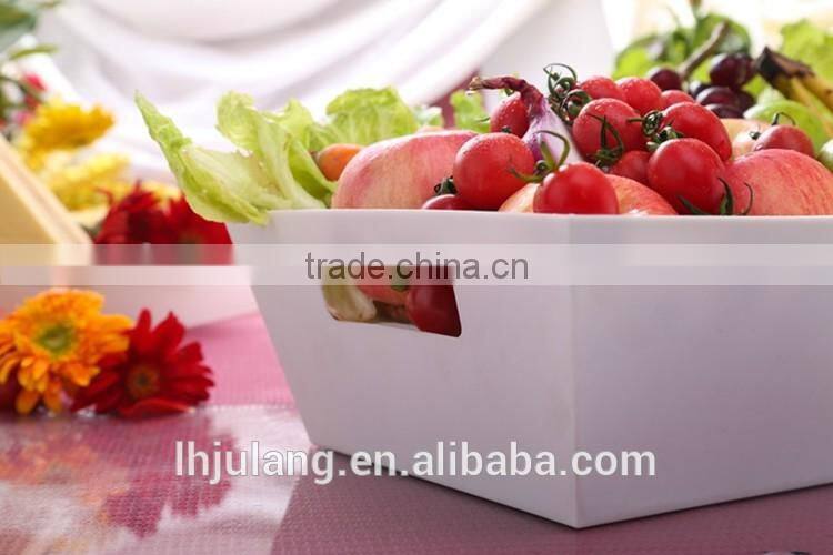 Plastic basket with handle for Household/Plastic storage basket