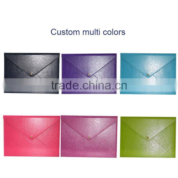 Computer bag laptop PU leather waterproof briefcase rolling men laptop bag