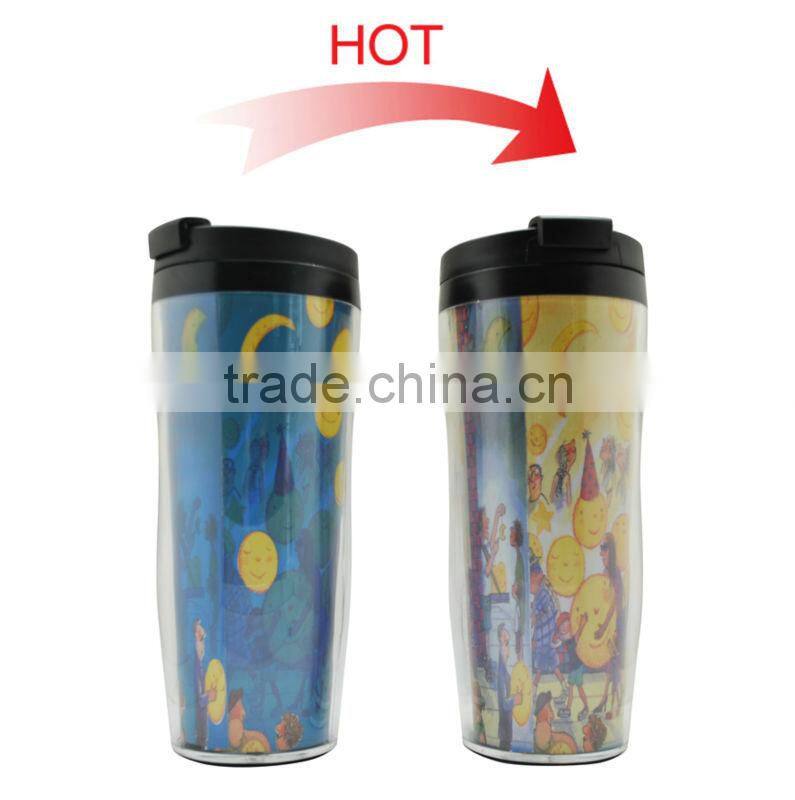 2016 promotional item cold color changing sport bottle hot selling item