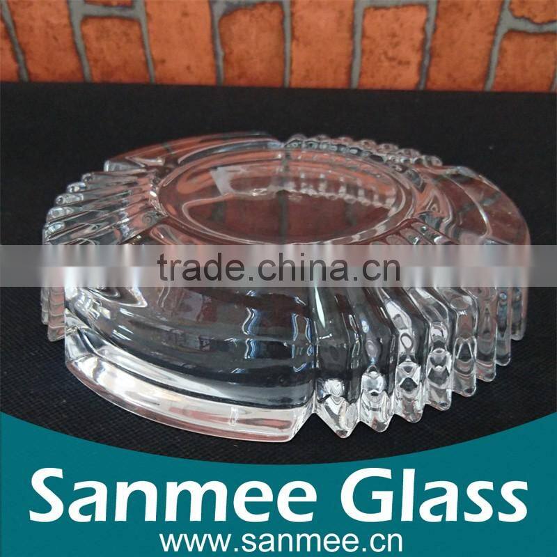 Round Crystal Customized Cigar Ashtray for Wholesale