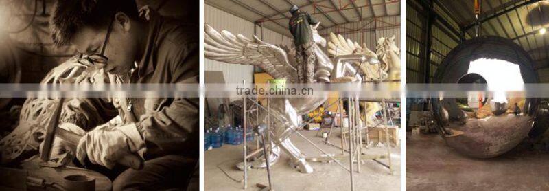 Factory custom casting metal animal statues for sale