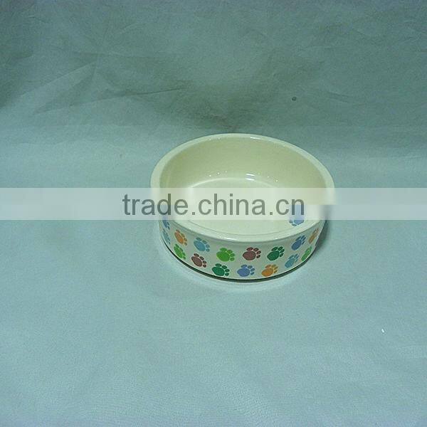 2014 Fashion Design Ceramic personalized dog bowl