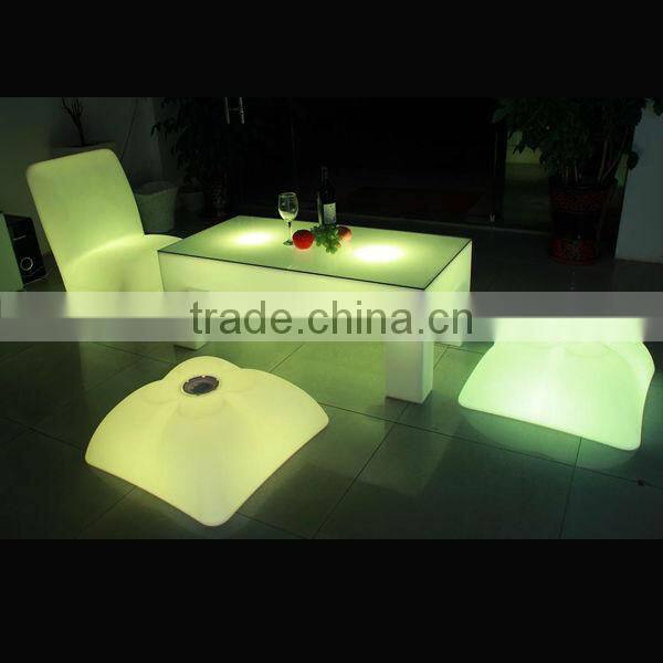 Led bar counter light up coffee table growing chair home furniture