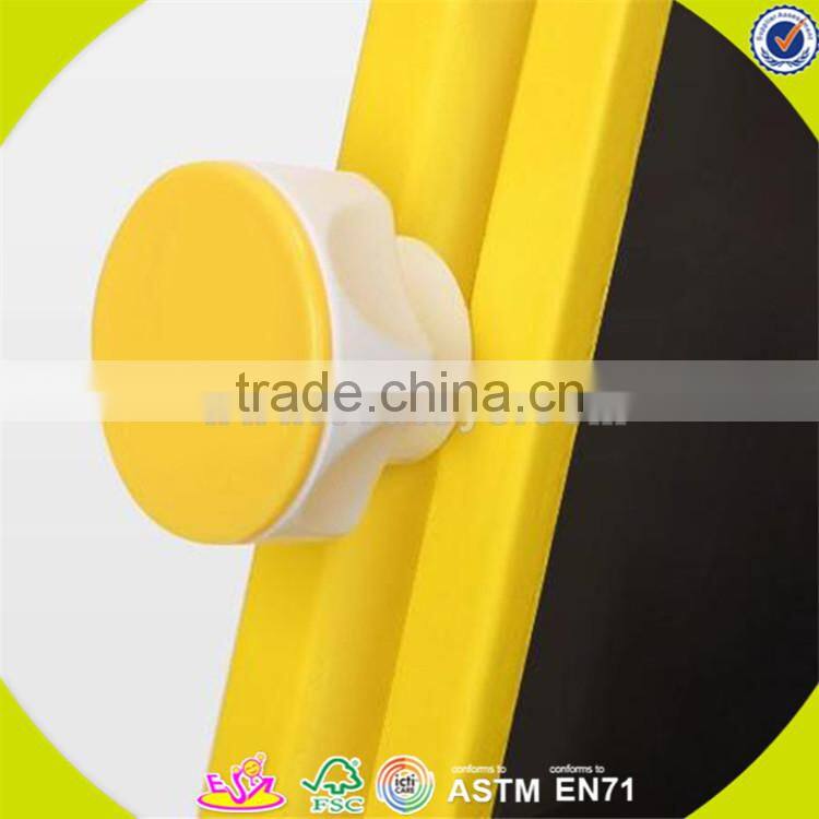 wholesale top quality kids wooden blackboard with storage box nice toddler wooden blackboard with storage box W12B056