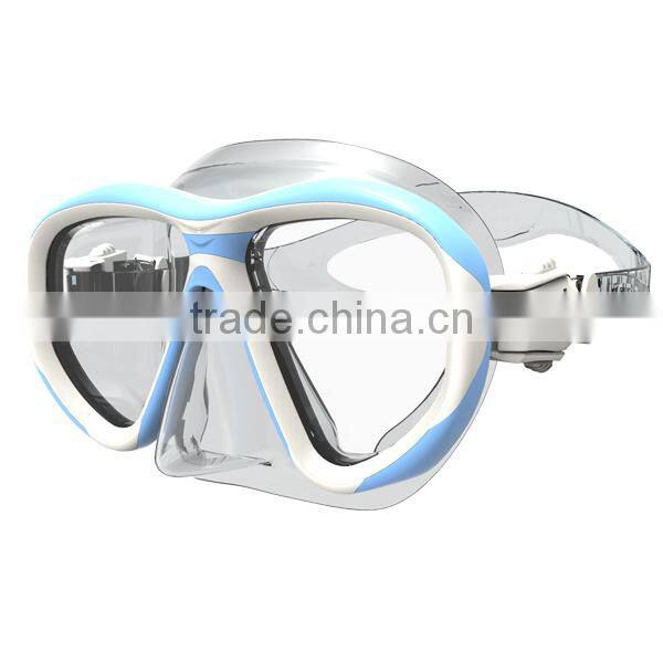 Scuba diving mask & equipment / liquid silicone diving mask/fashion design diving mask (MK-2403)
