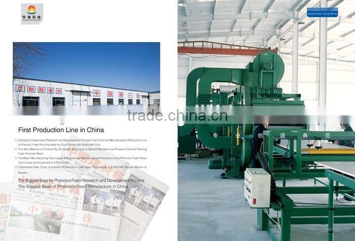 polyurethane foam Air Duct Panel Production Line