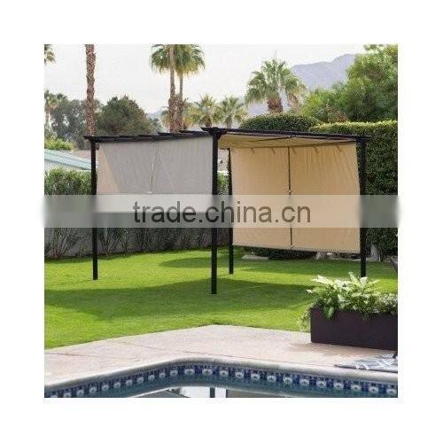 Retractable Canopy Shades Steel Pergola Gazebo