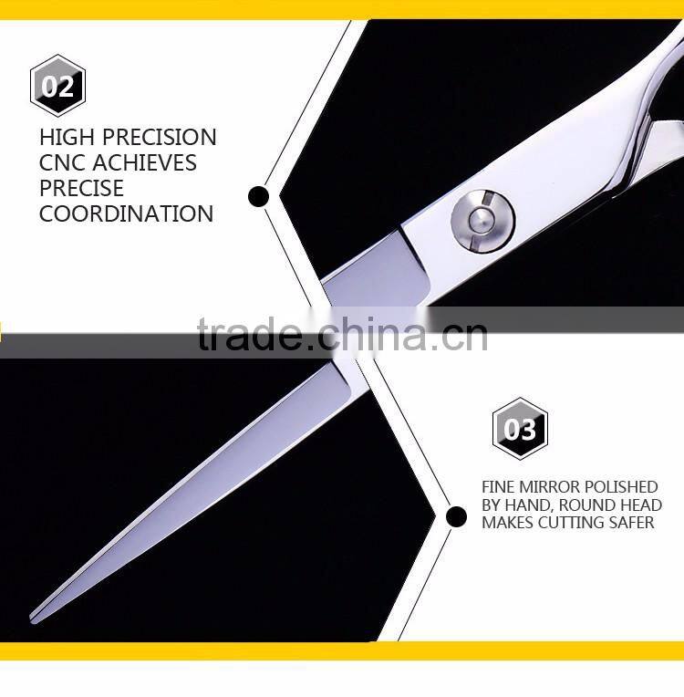 YiJiang7.0" Topotdor Pet Grooming Trimmer Scissor for Dog and Cat Durable Stainless Steel Blade