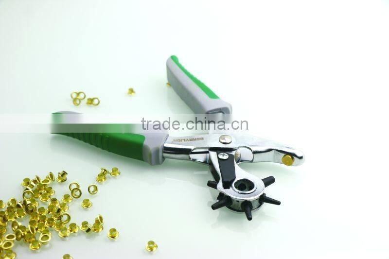 Berrylion Plastic handle Leather Punch 2pcs set Belt Leather Punch Set