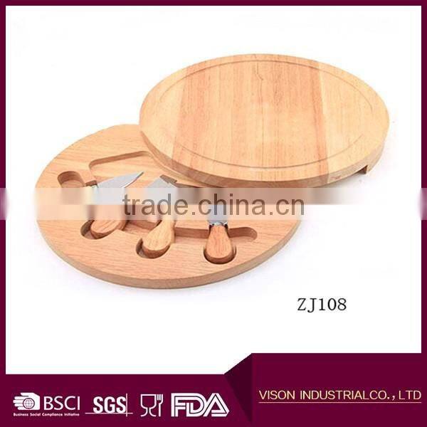 4 Pieces Set Cheese Knives with Wood Handle Steel Stainless Cheese Slicer Cheese Cutter